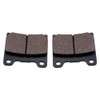 Cyleto Front and Rear Brake Pads for Yamaha XV 1100