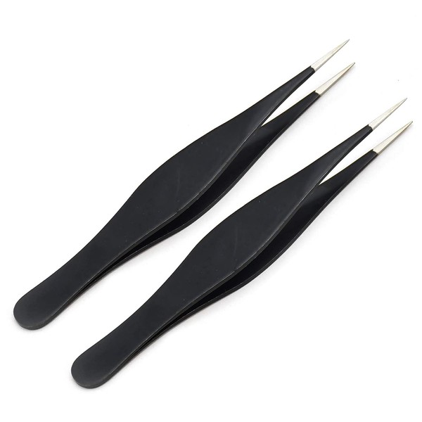 G.S 2 PCS Precision Surgi Grade Tweezers - Best Stainless
