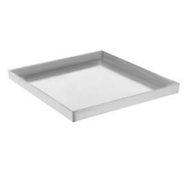 Washer Machine Drain Pan, 30 x 30 x 1.5 Inch Drip Tray Catch, 304 Stainless Steel Heavy Duty Washing Machine with Holes Pan for Washers, Dryers, Dishwashers, Refrigerators (32"x30"x2.5")