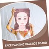 IWOWHERO Elevate Your Skills Face Paint Board Reusable Makeup Practicing