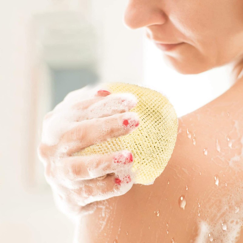 Linkidea 3 Pieces Mesh Soap Scrubber Bag, Soap Saver Bag,