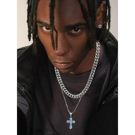 Men's Necklace Stainless Steel Cuban Curb Chain 10MM 22 Inch Hip Hop Jewelry