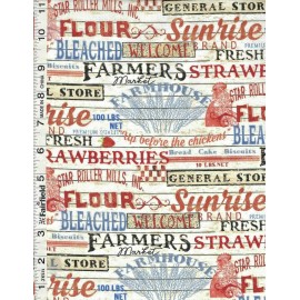 3 Wishes Fabric Patriotic Summer Signs by 3 Wishes Fabric bty