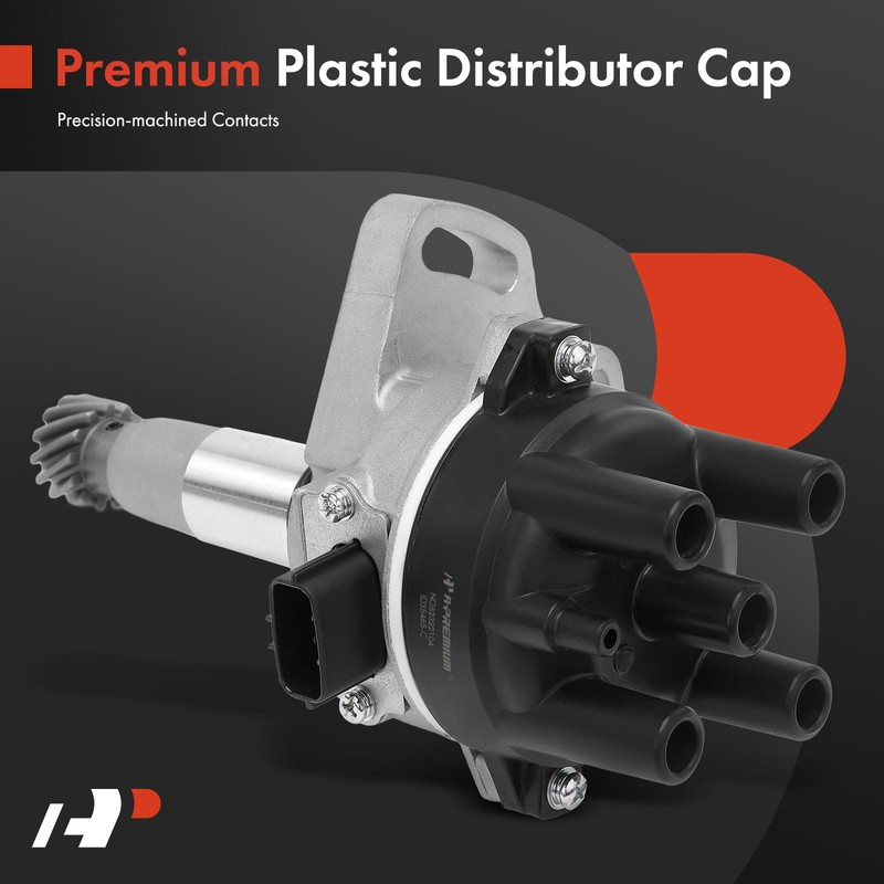 A-Premium Ignition Distributor with Cap and Rotor Compatible with Mazda
