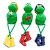 FUNOMOCYA 3pcs Resin Frog Figurine Decorative Ornaments Quirky Home Decor
