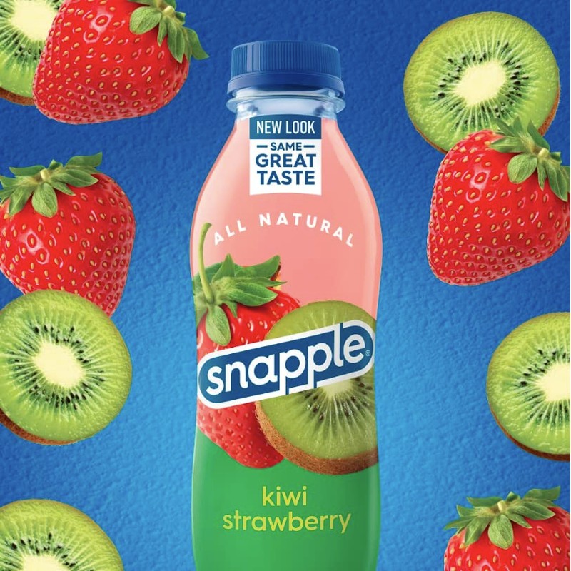 Snapple Kiwi Strawberry All Natural Juice Drink Gluten Free 100%