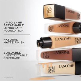 Lancôme Teint Idole Ultra Wear Buildable Full Coverage Foundation - Longwear & Waterproof - Natural Matte Finish - 410N (Medium-Deep Skin with Neutral/Peachy Undertones), 1 Fl Oz