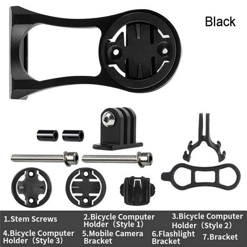 TOTMOX 3 in 1 Bicycle Computer Mount Holder Headlight Clamp