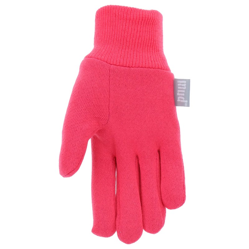 MUD Basic Jersey Cotton Youth Helper Gloves, Extreme Comfort, Elastic