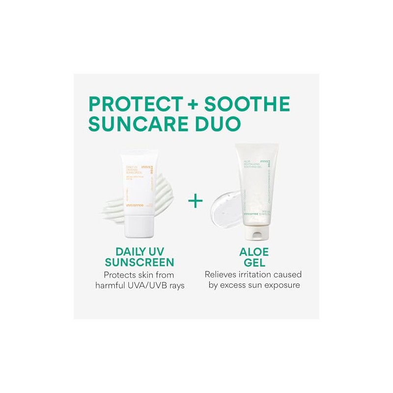 innisfree Aloe Vitalizing Soothing Gel Hydrating Face & Body Moisturizer