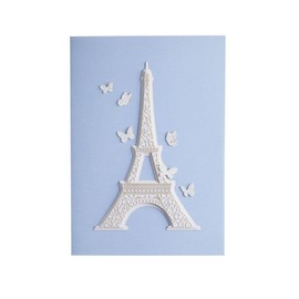 NIQUEA.D, Laser Cut Eiffel Tower Birthday Card