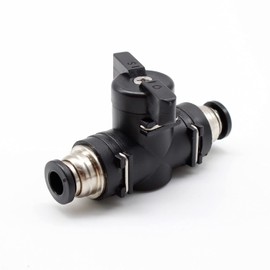 SRJQXH Pneumatic Connector, Straight Pneumatic Connector, Connectable Pipe Diameter 6 mm, Hand Valves Can Control the Opening and Closing of Fluid