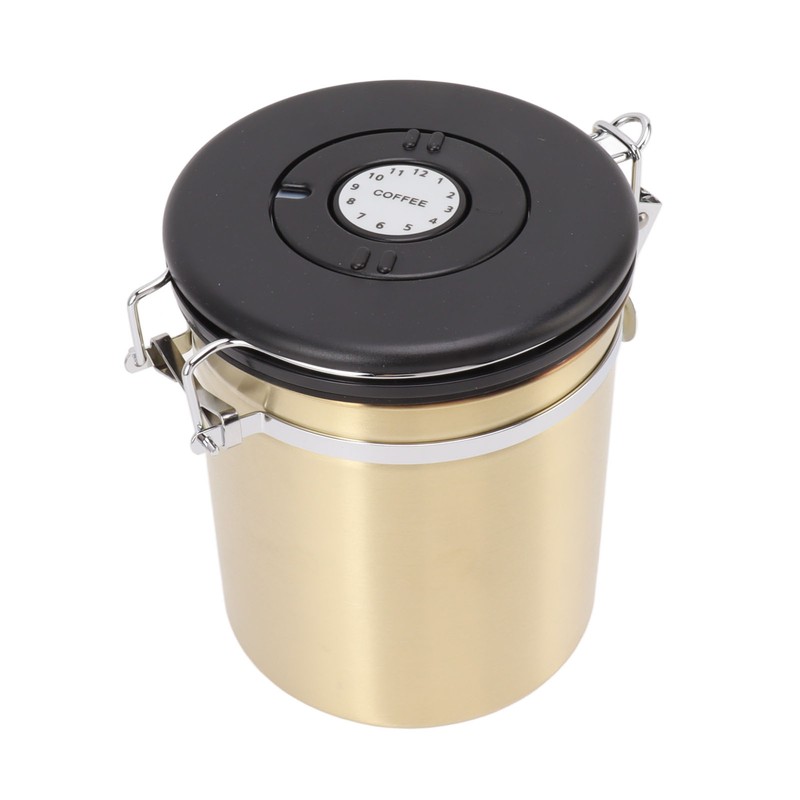 Sealed Sealed Coffee Canister 304 Stainless Steel Coffee Storage Tank