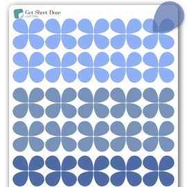 Transparent Drop Stickers / 120 Translucent Vinyl Stickers (1/3”) / Water Drop Accent Markers Highlight Stickers Flag Stickers/Date Covers/Essential Productivity Life/Bullet Bujo Journal