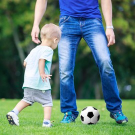 INPODAK 3-Pack Size 2 Classic Black and White Footballs Mini Football for Children Aged 1-6 Years, Football Gifts for Boys and Girls, Small Balls for Garden, Outdoor