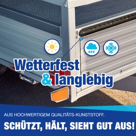 NTG Blackline End Cap for Airline Rail Black (Pack of 8) | Semicircular Shape | Insert Cap for Airline Rail | End Cap Airline Rail | Made of Plastic | Various Quantities