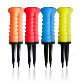Anopono Golf Tee Long Rubber Break Resistant Easy Find Placement Golf Swing Tee Shot Practice Golf Equipment Stability