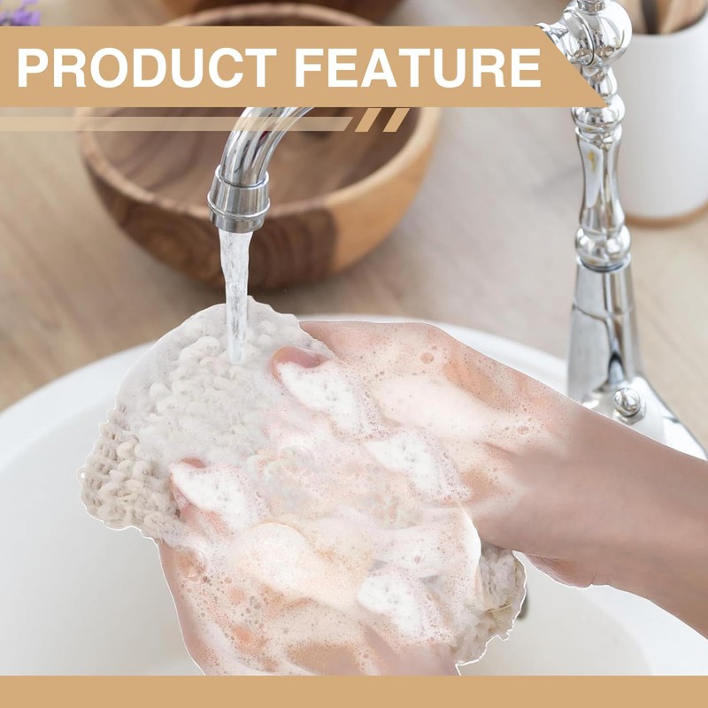 Katyjun Pack of 6 Soap Bags for Solid Soap, Soap