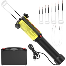 Induction Heater 1200W for Rusty Bolt Removal, Magnetic Heating Tool with 6 Coils, Handheld Hot Rod Induction Heater,Yellow