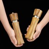 Acacia Wood Manual Salt and Pepper Grinder Set, 8 inches