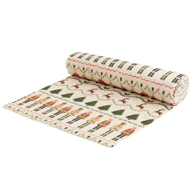 Evans Lichfield Christmas Celebration Large Festive Table Runner