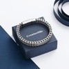 constantlife Cremation Bracelet for Ashes Stainless Steel Urn Link Bracelets