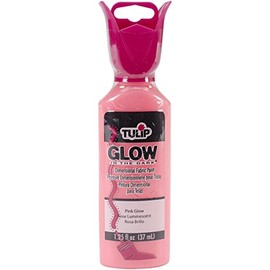Tulip 1.25oz 3D Fabric Paint Pink Glow