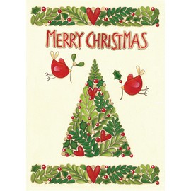 Performing Arts Embossed Foil Merry Christmas and Happy Stationery Paper, 51123-14