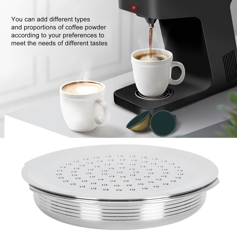 Reusable Coffee Pod 304 Stainless Steel Refillable Coffee Capsule Filter