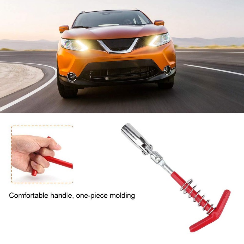 Aramox Spark Plug Socket,Universal T-handle Spark Plug Socket Remover Wrench