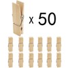 EasyBravo 50Pcs Large Wooden ClothesPins, 2.83 inch Long 0.71 inch