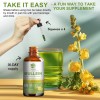 Mullein Leaf Extract Organic Lung Cleanse Drops for Lung Health