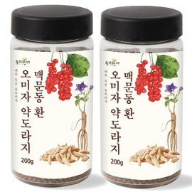 Dong-ui Hanjae 동의한재 오미자 약도라지 맥문동환 200g x 2개 Donguihanja Omija Yakdoraji Maekmundonghwan 200g x 2 pcs
