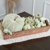 Factory Direct Craft Green Artificial Mixed Pumpkins and Gourds for