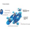 22 Inch Skateboard- with Led Light Up Wheels for Beginners,Complete