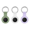 STEREN 3 Cubiertas de silicón para POD-TAG1, POD-TAG3, Verde/Blanco/Lila