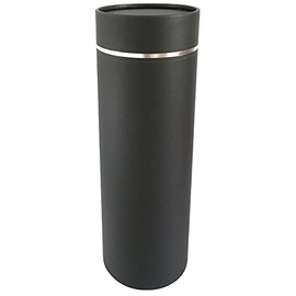 Large Scatter Tube for Adult Ashes - Biodegradable Cardboard - Charcoal Black (Large)