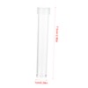 Hohopeti Ergonomic Cap Test Tube Bottles 100pcs Small Tubes Lids