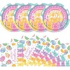 Easter Party Decorative Paper Plate Napkins,Spring Party Happy Easter Bunny