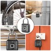 Padlock Fingerprint, USB Charging, Multi-User Keyless Lock, Weatherproof Lock with