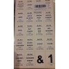 Unbranded 162 Spice Jar Labels Preprinted Minimalist Stickers - White