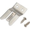 1 Set Silver Accessories Metal Mic Holder/Clip - Screw in