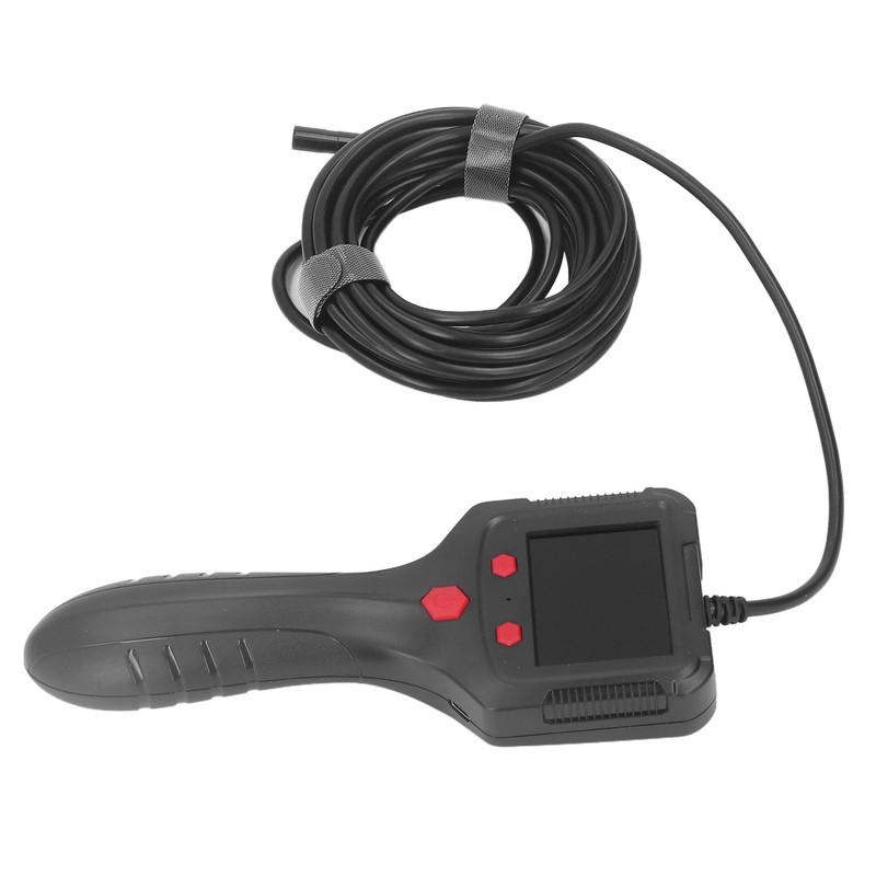 Industrial Endoscope Cam Handheld Inspection Borescope 2.4in LCD Screen 8mm