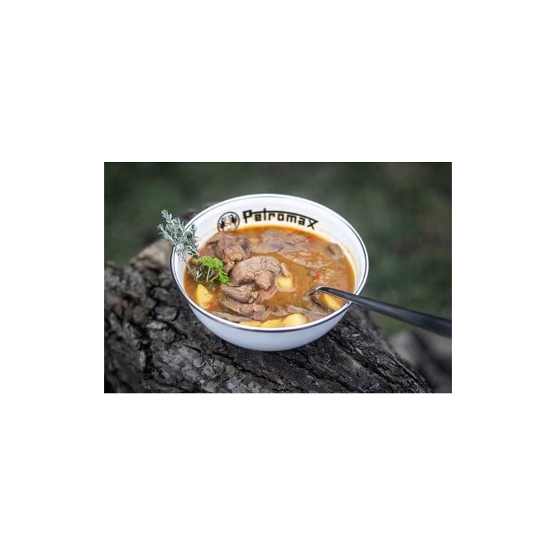 Petromax 13891 Outdoor Dishes, Enamel Bowl 160 (2 Pieces), White