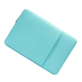 CAXUSD Laptop Sleeve for Mint Green Protective Laptop Bag Splash-Resistant Organizer for Business Travel Lightweight Carrying Case