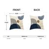 GIOPAMGO Boho Pillow Covers 18x18 Set of 2, Blue Gold