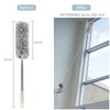 Microfiber Duster with Extension Pole(Stainless Steel) 30 to 100'', with
