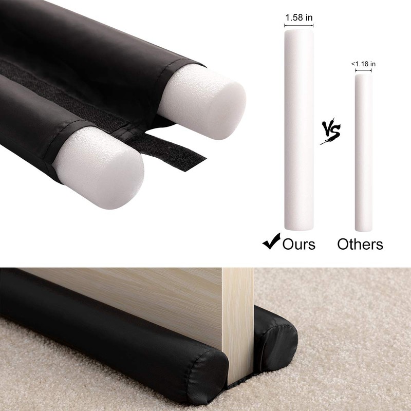 Easy to Install Door Draft Stopper, Under Door Noise Air