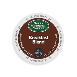 Green Mountain Coffee Breakfast Blend K-Cup Portion for Keurig Brewers, Light Roast, 24 Count