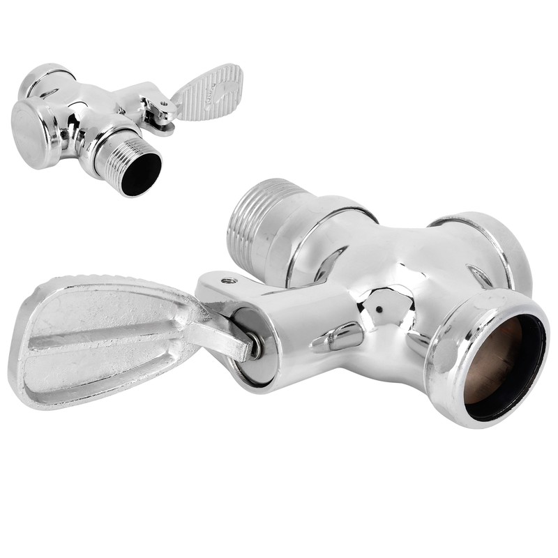 Pedal Toilet Delay Flushing Valve Foot Pedal Water Valve for